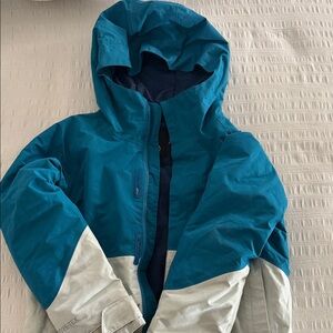 Burton Teal and Light Gray Kids  CoreTex Ski Jacket